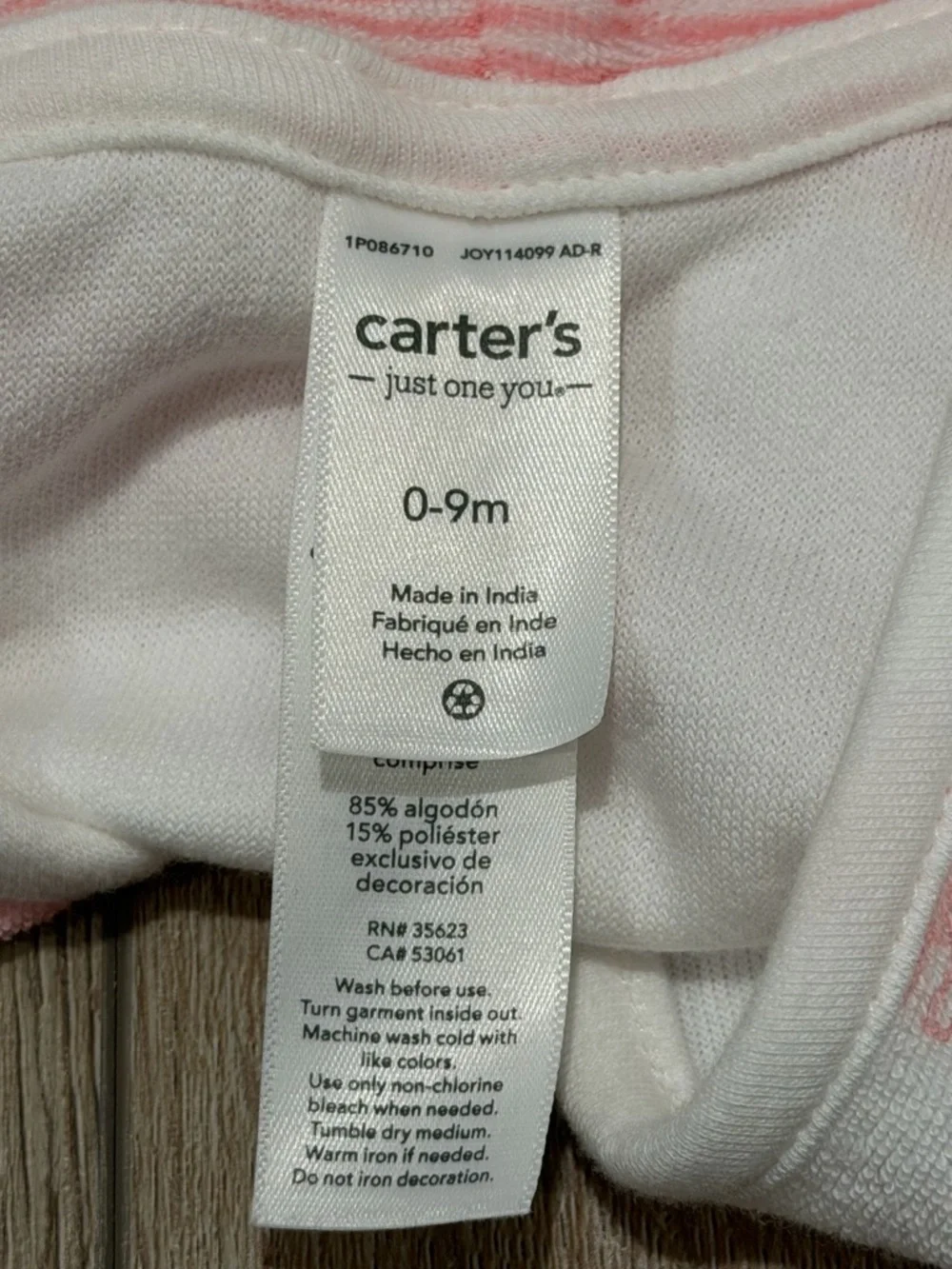 NWOT Carter’s Sheep Bathrobe - 9 Mo